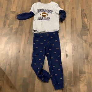 Carter’s “Tailgate all day” outfit